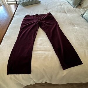 Ralph Lauren Deep Purple Velvet Trousers